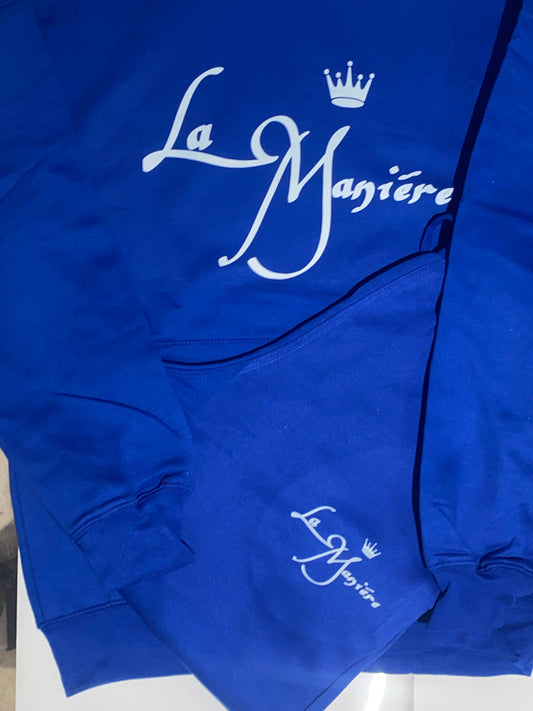 Blue sweatsuit